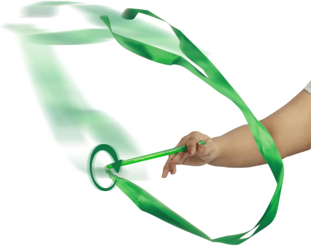 GSI Ribbon Wands for Kids | Sparkling Dance Ribbon Streamers | 6 & 12 Packs