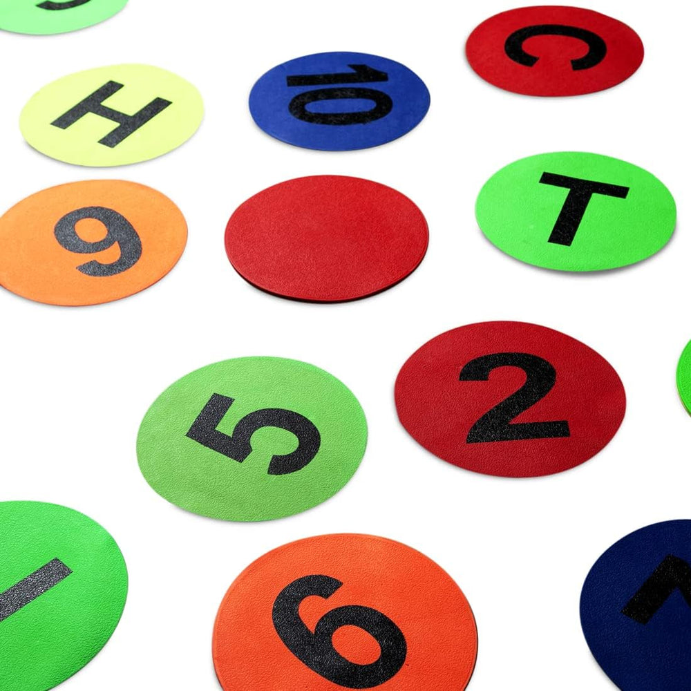 GSI classroom floor marker combo set with letters numbers and spots