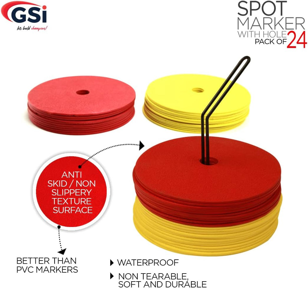 GSI 6 inch hole spot markers with metal carry stand