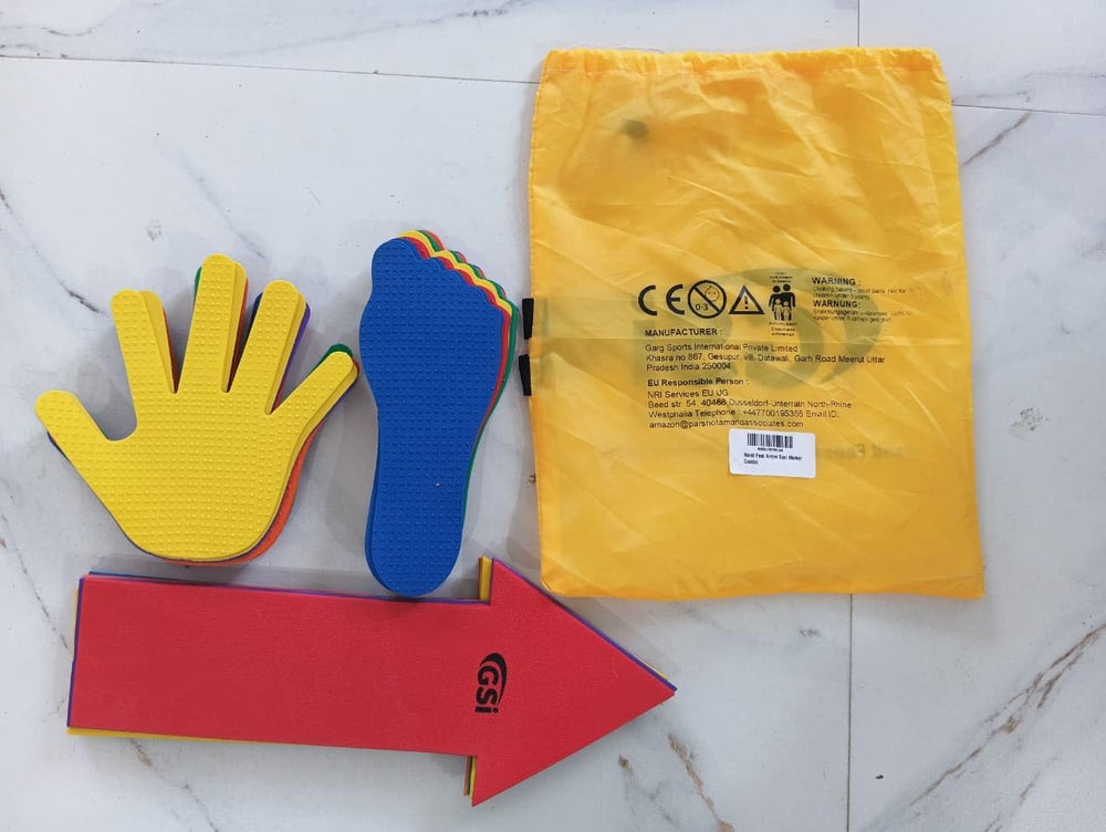 GSI hand feet arrow spot markers obstacle course combo