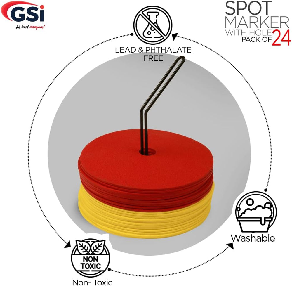 GSI 6 inch hole spot markers with metal carry stand