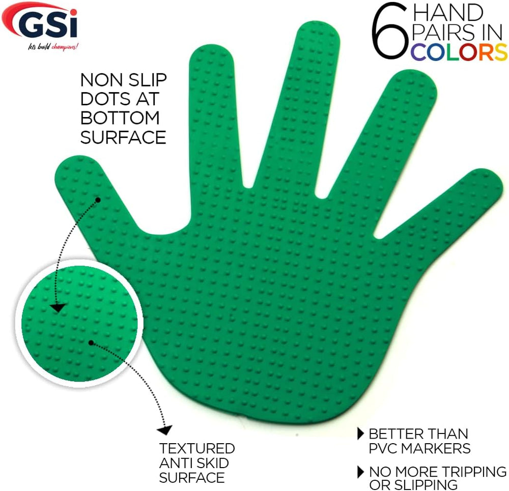 GSI handprint spot markers for kids balance and therapy