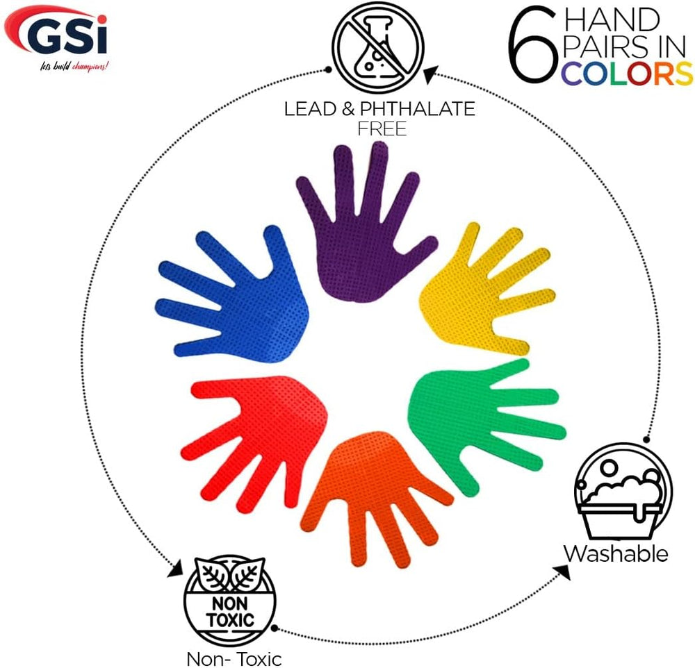 GSI handprint spot markers for kids balance and therapy
