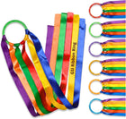 GSI Ribbon Rings for Toddlers | Dance Ribbon Streamers with Easy-Grip Ring | 6 & 12 Packs