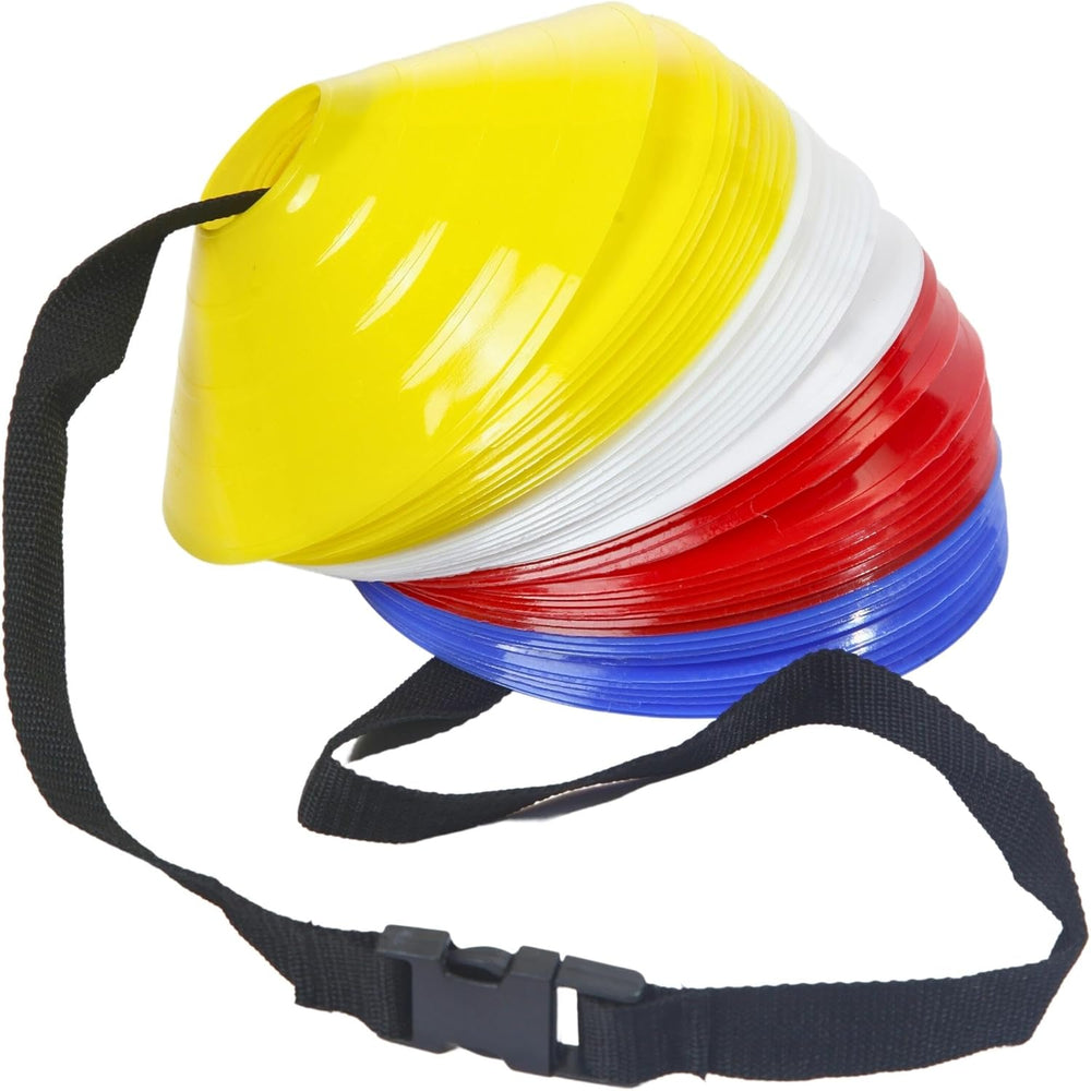 GSI regular 7 inch saucer soccer cones 40 pack with carry strap