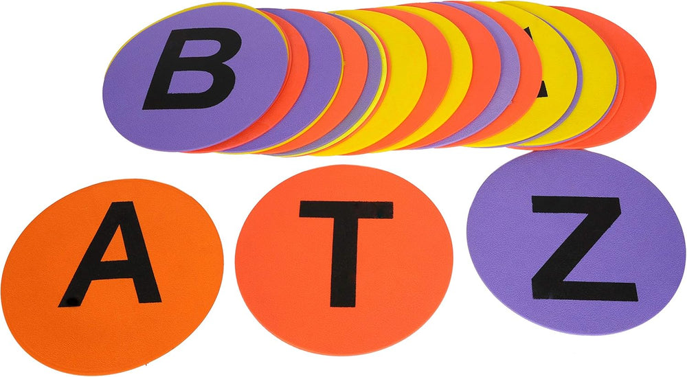 GSI alphabet A to Z floor letter spot markers
