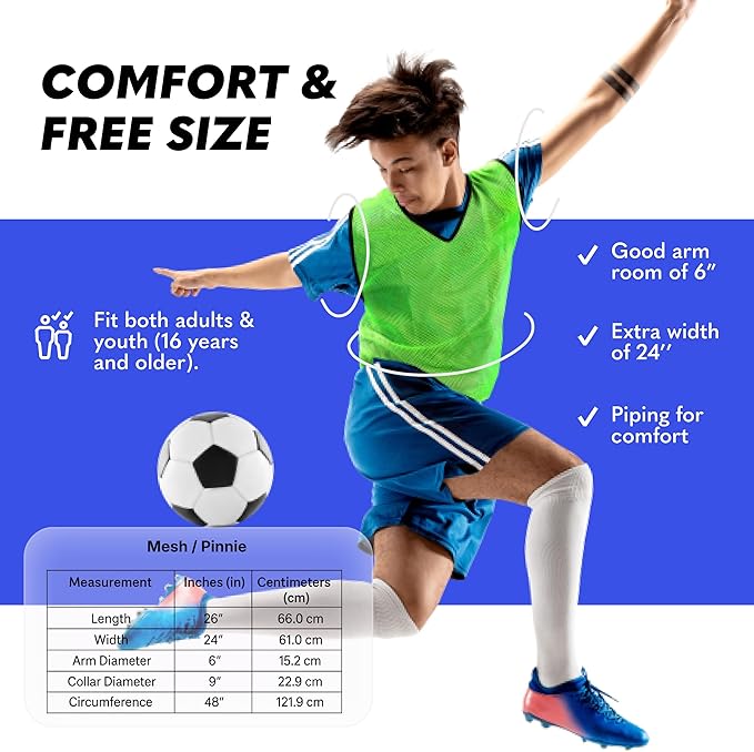GSI green mesh scrimmage pinnies for soccer and basketball